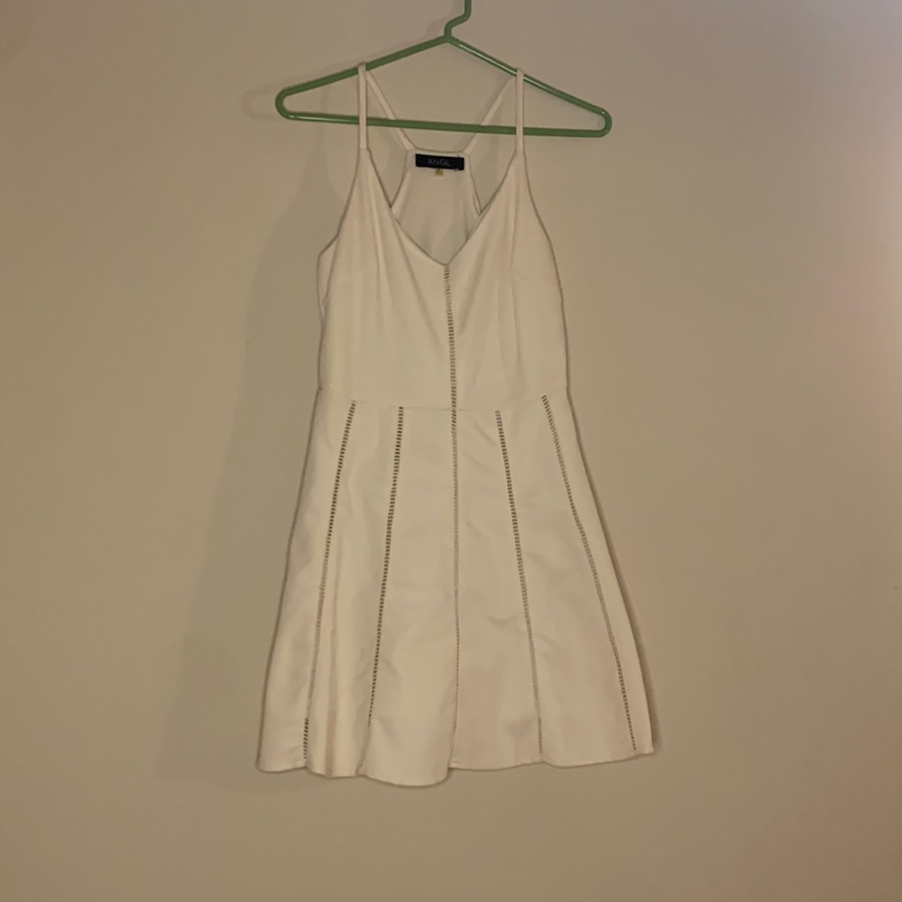 Ivory Sundress with Small Cut Out Details